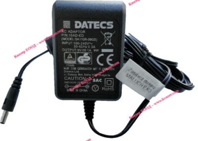 Импулсно захранване DATECS P/N 10AD-ED 9V/1A с букса 1.4x3.5x9mm