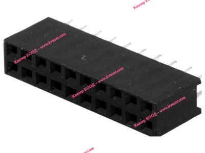 CONNFLY DS1023-2*10S21 Гнездо щифтово женско 20PIN (2x10) право 2.54mm THT