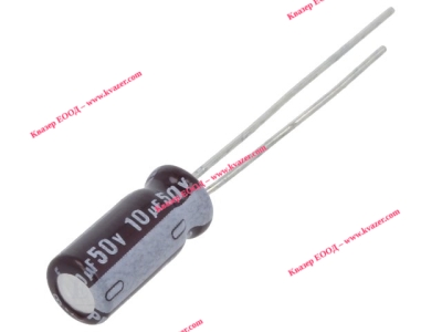 10uF 50V Кондензатор електролитен с нисък импеданс NICHICON UPM1H100MDD