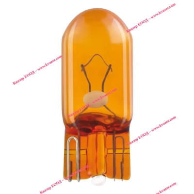 Автолампа OSRAM 2827 ORANGE 5W 12V W2,1x9.5d UNV1 WY5W
