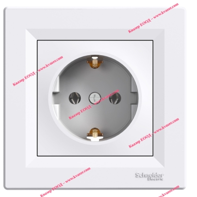 КОНТАКТ ШУКО ASFORA 16A СМ БЯЛ EPH2900121