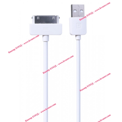 Кабел за данни iPhone 4/Ipad, Remax RC-006i4, 1м, Бял