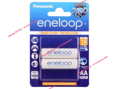 Акумулаторна батерия AA HR6 NiMH 1900mA PANASONIC ENELOOP 2бр в бл