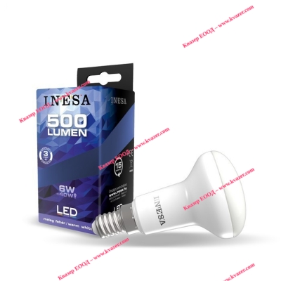 LED лампа R50 6W 500lm 3000K E14 105гр. INESA