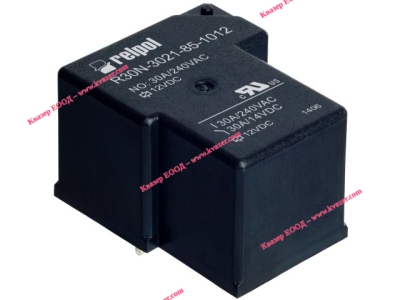 Реле RELPOL R30N-3021-85-1012 SPST-NO 30A, бобина 12VDC