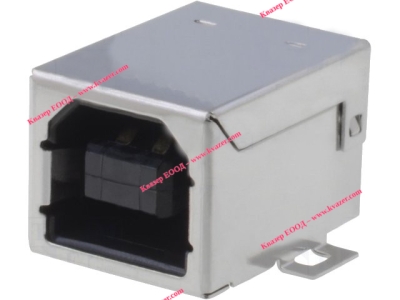 USB-B-S-RA-TSMT Гнездо USB B SMT хоризонтално, USB 2.0