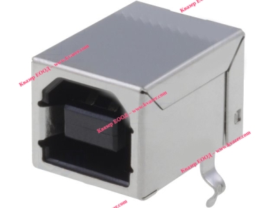 USB-B-S-RA Гнездо USB B, THT ъглови 90°, USB 2.0