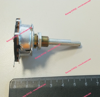Потенциометър 1MOhm 0.5W, ос ф6мм L42мм
