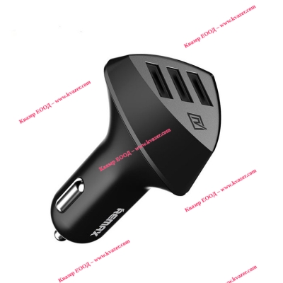 Remax Aliens RCC-304, 5V/4.2A зарядно устройство за кола, 3 x USB, без кабел