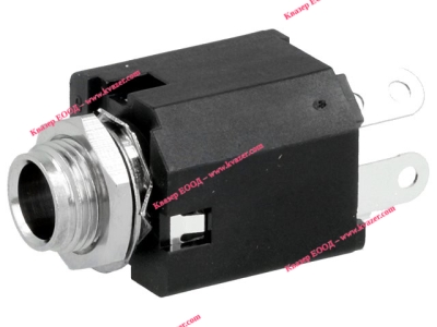 ACJS-MVS-3S жак стерео 6.3mm - женски, монтаж на панел