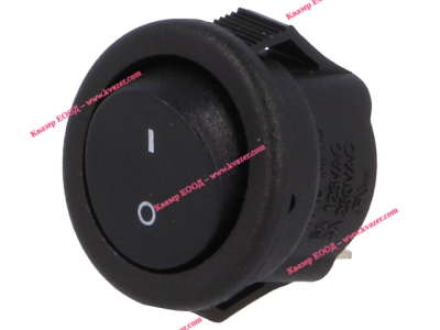 Ключ MR5-110-R5N-BB SPST OFF-ON 3A/250VAC черен