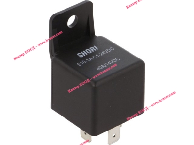 Реле S10-1A-C1-24VDC автомобилно 40А, бобина 24V DC, контакти SPST-NO