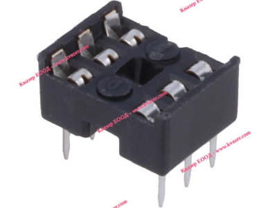 ICVT-6P цокъл за ИС 6pin DIP, 7.62mmTHT растер 2.54mm