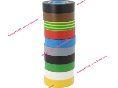 TESA 53988-00136-00 к-т 10 ролки цветен изолирбанд 19mmX10m