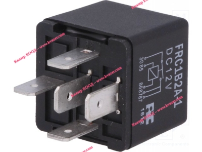 Реле FRC1B2A-1-DC12V автомобилно 40А, бобина 12V DC, контакти SPST-NO
