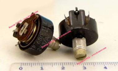 Потенциометър TP 680 11E 1K/A 0.5W, ос ф6мм L10мм
