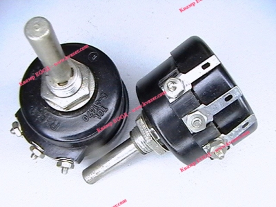 Потенциометър RFT TGL 220 ohm 2.5W, ос ф6мм L33мм