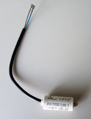 4D 2uF 470V работен кондензатор тип MKP с кабели