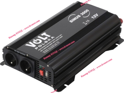 ИНВЕРТОР DC/AC VOLT POLSKA 12V-230V 1500W пълна синусоида