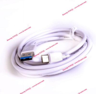 Кабел USB Type-C бял