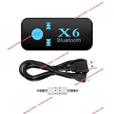 Bluetooth приемник X6, вградена батерия