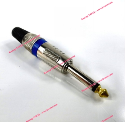 Жак моно 6.3mm мъжки метален F-070 /G-81 PROFI