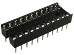 ЦОКЪЛ ЗА ИС 22 PIN, DIP 7.62mm THT растер 2.54mm