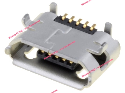 MOLEX 105017-0001 Гнездо USB B micro, SMT, PIN5, PCB