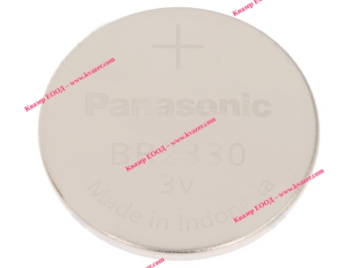 Бутонна батерия литиева 3V 23x3mm 255mA PANASONIC BR2330BN