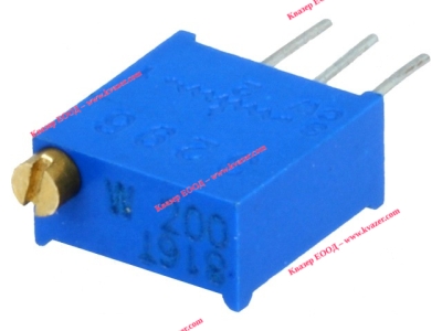 Многооборотен тример потенциометър 20 ohm 0.5W ±10% вертикален SR PASSIVES