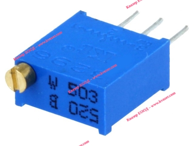 Многооборотен тример потенциометър 50 kohm 0.5W ±10% вертикален SR PASSIVES