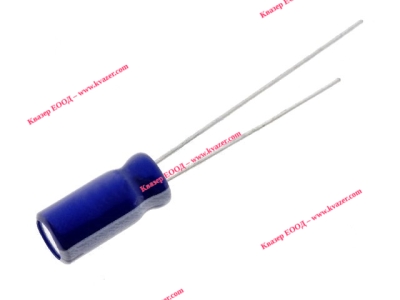 1uF 63V Кондензатор електролитен SD1J105M05011BB SAMWHA