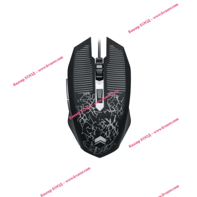 Мишка ZornWee 6D, черна USB