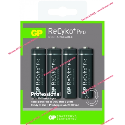 Акумулаторна батерия GP R6 AA 2100mAh RECYKO NiMH 4бр.