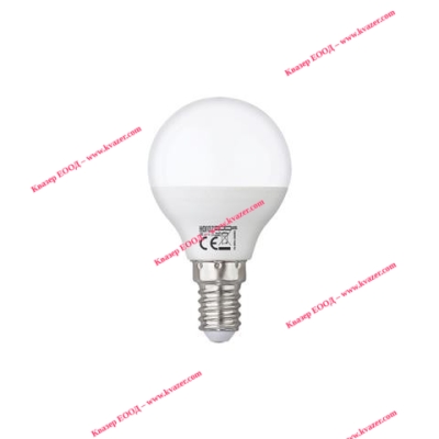 001-005-0008 LED ЛАМПА топче 8W E14 P45 3000K 800lm 175-250V