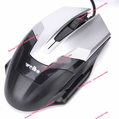 Мишка 2000dpi WB17, сребриста