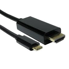 Кабел TYPE C мъжки - HDMI мъжки, 1 метър
