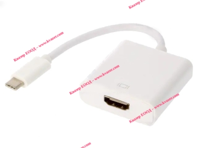 Преходник HDMI-F към USB 3.1 Type-C - M / AK-AD-53