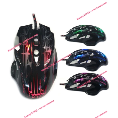 Геймърска оптична мишка WB-912 GAME BLACK