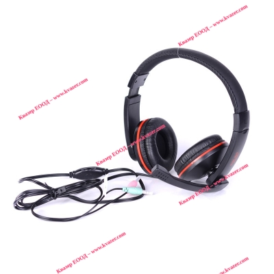 Гейминг Слушалки с микрофон A500+mic RED, 2 броя 3.5мм стерео жак