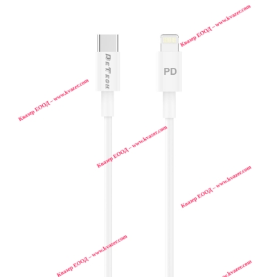 Кабел за данни DeTech DE-C29PDL, Type-C - Lightning, PD, 1.0m