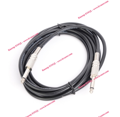Аудио кабел моно жак 6.35mm, Signal, 3 метра
