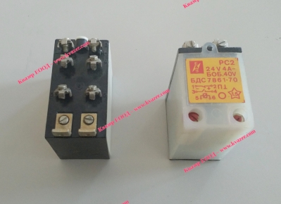 Реле ЕАЗ РС2 бобина 40V DC, контакти NO + NC 4A 24V DC