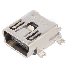 10033526-N3212MLF AMPHENOL Гнездо, USB B mini, на PCB, SMT, THT, PIN 5, хоризонтално, USB 2.0