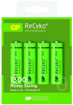 АКУМУЛАТОРНА БАТЕРИЯ R6 AA RECYKO 1300MAH NIMH 4 БР.