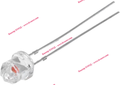 Светодиод OPTOSUPPLY OSK5DKEDD1A 4.85mm розов 500-750mcd 2.9-3.6V 20mA