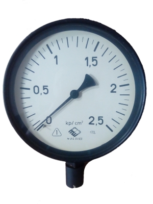 МАНОВАКУУММЕТЪР ОТ 1 ДО +2.5 KP/CM2