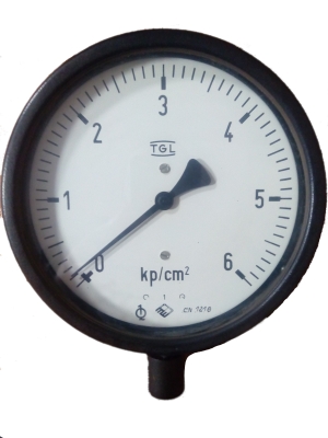 МАНОВАКУУММЕТЪР ОТ 0 ДО +6 KP/CM2