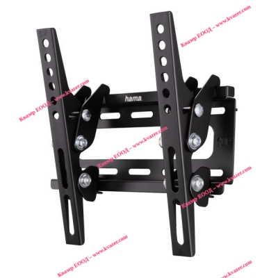 Стенна стойка за TV HAMA 108715, Регулируема, 19"-46", 25 кг, Черна