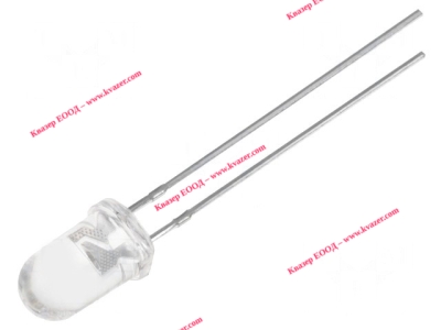 Светодиод LUW503F43/A-02 WENRUN LED 5mm студено бял 7000-15000mcd 5-6lm 30гр 20mA 3-3.4V
